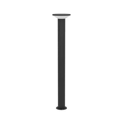 Rigosa LED path light, black, height 100 cm, metal