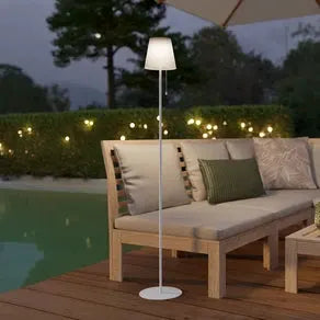 Scordiano-L Solar LED Patio Lamp, white, height 120 cm
