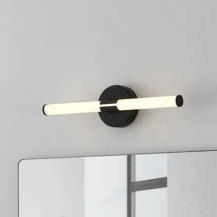 Ramola LED wall light, black, width 45 cm, IP44, CCT