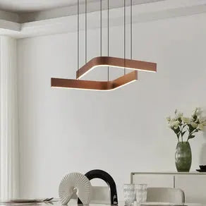 Folcino-Z LED smart pendant light, bronze-coloured, 64 cm, CCT