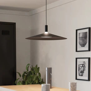 LED hanging light Conomavilla-Z, black, Ø 45 cm CCT RGB