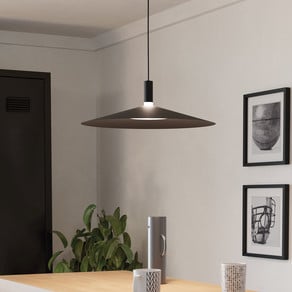 LED hanging light Conomavilla-Z, black, Ø 45 cm CCT RGB