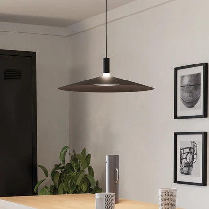LED hanging light Conomavilla-Z, black, Ø 45 cm CCT RGB