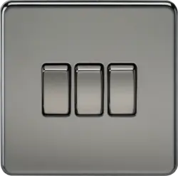 black nickel ml 10AX 3G 2-way Switch - Black Nickel - black nickel ml 10AX 3G 2-way Switch - Black Nickel