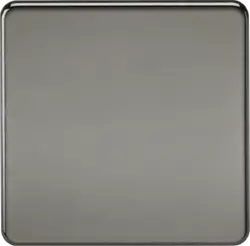black nickel ml 1G Blanking Plate - Black Nickel - black nickel ml 1G Blanking Plate - Black Nickel