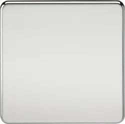 ml Polished chrome 1G Blanking Plate - Polished Chrome - ml Polished chrome 1G Blanking Plate - Polished Chrome
