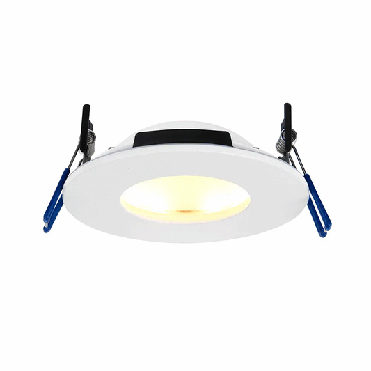 Saxby Fire Rated Saxby OrbitalPRO 4CCT 9W Matt White IP65 - Saxby Fire Rated Saxby OrbitalPRO 4CCT 9W Matt White IP65