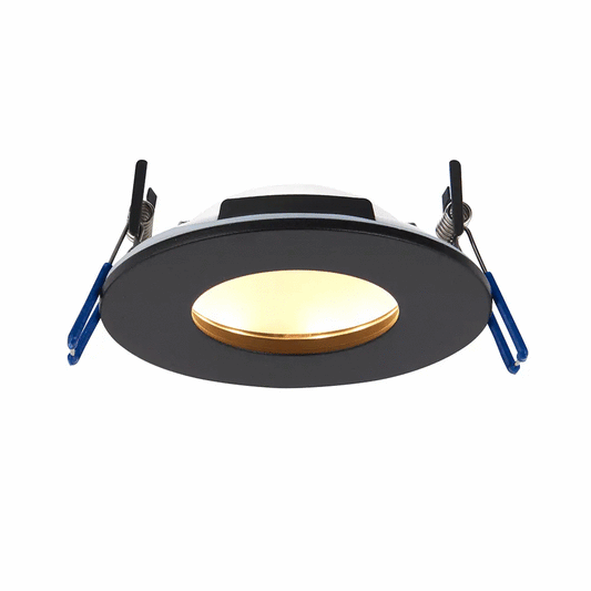 Saxby Fire Rated Saxby OrbitalPRO 4CCT 9W Matt Black IP65 - Saxby Fire Rated Saxby OrbitalPRO 4CCT 9W Matt Black IP65