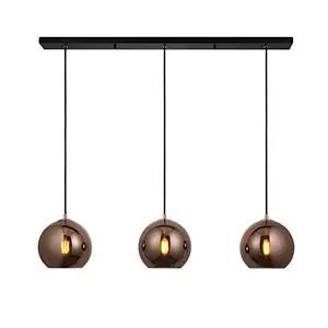 Endon Lighting Boli 3lt Linear Pendant - Endon Lighting Boli 3lt Linear Pendant