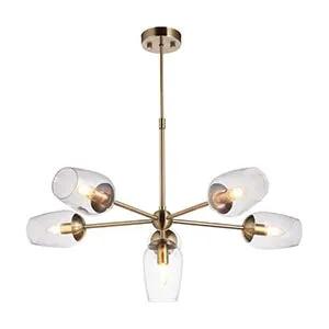 Endon Lighting Maeve 6Lt Pendant - Antique Brass - Endon Lighting Maeve 6Lt Pendant - Antique Brass