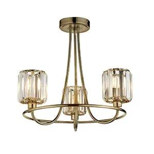 Endon Lighting Berenice 3lt Semi flush - Endon Lighting Berenice 3lt Semi flush