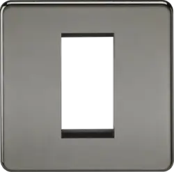 black nickel ml 1G Modular Faceplate - Black Nickel - black nickel ml 1G Modular Faceplate - Black Nickel