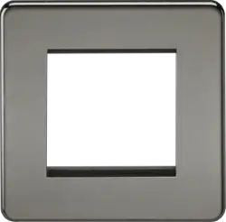 black nickel ml 2G Modular Faceplate - Black Nickel - black nickel ml 2G Modular Faceplate - Black Nickel