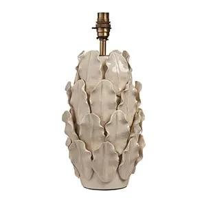 Endon Lighting Layered Leaf Large Table Base - Endon Lighting Layered Leaf Large Table Base