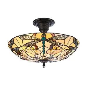 Endon Lighting Ashton 3lt Semi Flush - Endon Lighting Ashton 3lt Semi Flush