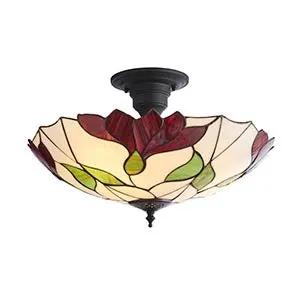 Endon Lighting Botanica Large 3lt Semi Flush - Endon Lighting Botanica Large 3lt Semi Flush