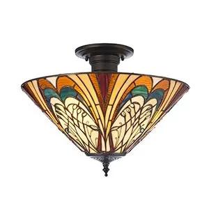 Endon Lighting Hector 3lt Semi Flush - Endon Lighting Hector 3lt Semi Flush