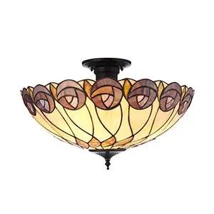 Endon Lighting Hutchinson 3lt Semi Flush - Endon Lighting Hutchinson 3lt Semi Flush
