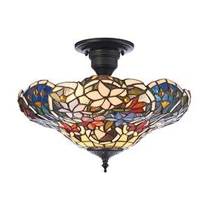 Endon Lighting Sullivan 3lt Semi Flush - Endon Lighting Sullivan 3lt Semi Flush