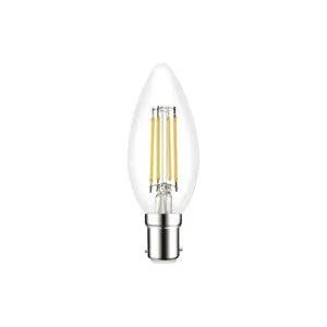 Integral OMNI FILAMENT CANDLE BULB B15 470LM 3.4W 4000K DIMMABLE 330 BEAM CLEAR FULL GLASS INTEGRAL - Integral OMNI FILAMENT CANDLE BULB B15 470LM 3.4W 4000K DIMMABLE 330 BEAM CLEAR FULL GLASS INTEGRAL