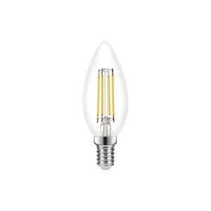 Integral OMNI FILAMENT CANDLE BULB E14 470LM 3.4W 4000K NON-DIMM 330 BEAM CLEAR FULL GLASS INTEGRAL - Integral OMNI FILAMENT CANDLE BULB E14 470LM 3.4W 4000K NON-DIMM 330 BEAM CLEAR FULL GLASS INTEGRAL