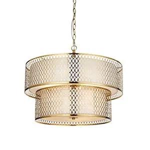 Endon Lighting Cordero 6lt Tiered Pendant - Endon Lighting Cordero 6lt Tiered Pendant