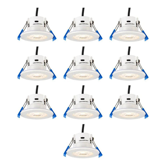 Saxby Fire Rated Saxby ShieldECO CCT 5W IP65 - 10 Pack - Saxby Fire Rated Saxby ShieldECO CCT 5W IP65 - 10 Pack