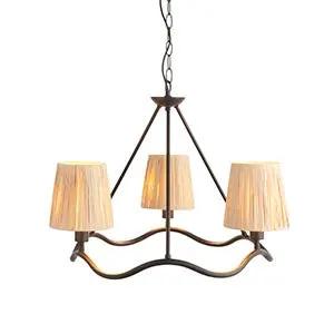 Endon Lighting Wriggle 3lt Pendant - Endon Lighting Wriggle 3lt Pendant