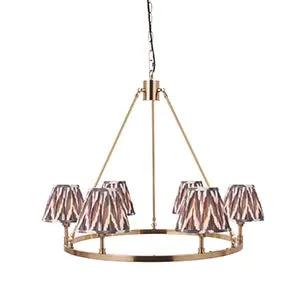 Endon Lighting Chester & Zigzag 16cm 6lt Pendant - Endon Lighting Chester & Zigzag 16cm 6lt Pendant