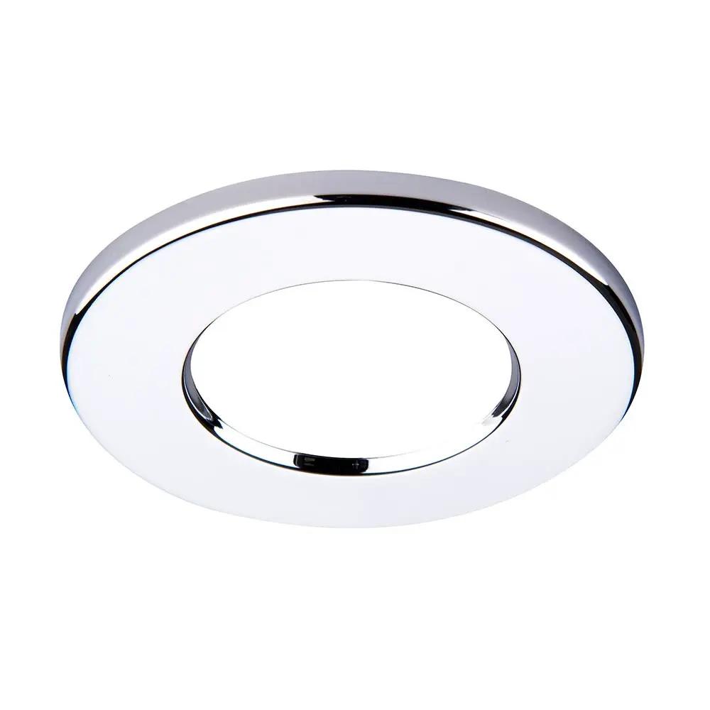 Saxby Fire Rated Saxby ShieldECO Bezel - Chrome - Saxby Fire Rated Saxby ShieldECO Bezel - Chrome