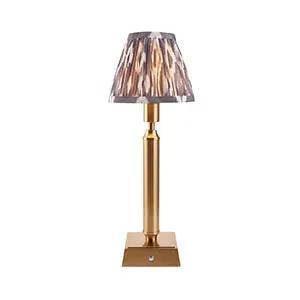 Endon Lighting Trobridge Rechargeable & Ikat 16cm Table - Endon Lighting Trobridge Rechargeable & Ikat 16cm Table
