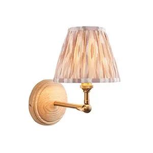 Endon Lighting Wood Wing & Ikat 16cm Wall - Endon Lighting Wood Wing & Ikat 16cm Wall