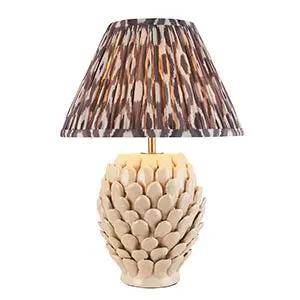 Endon Lighting Layered Leaf & Ikat 30cm Table - Endon Lighting Layered Leaf & Ikat 30cm Table