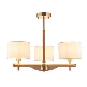 Endon Lighting Heathcliff 3lt Semi flush - Endon Lighting Heathcliff 3lt Semi flush
