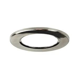 Integral Downlights COMPACT ECO LED DOWNLIGHT BEZEL ACCESSORY SATIN NICKEL ROUND INTEGRAL - Bezels Integral Downlights COMPACT ECO LED DOWNLIGHT BEZEL ACCESSORY SATIN NICKEL ROUND INTEGRAL Bezels
