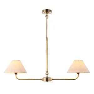 Endon Lighting Lille 2lt Linear Pendant - Endon Lighting Lille 2lt Linear Pendant