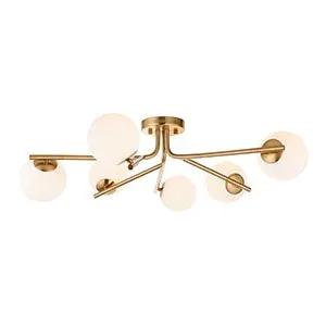 Endon Lighting Aaron 6lt Semi flush - Endon Lighting Aaron 6lt Semi flush