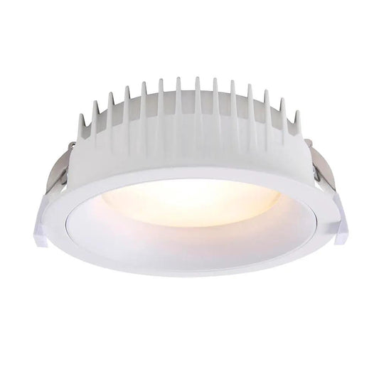 saxby non fire rated downlight Saxby Paragon CCT 165mm | Wattage Selectable | 2660LM | 133LM/W | Matt White - saxby non fire rated downlight Saxby Paragon CCT 165mm | Wattage Selectable | 2660LM | 133LM/W | Matt White