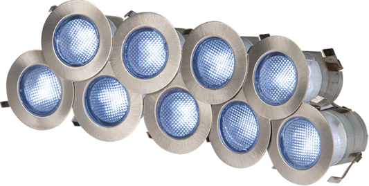 marker light IP65 230V 10x 0.2w Blue LED Kit - marker light IP65 230V 10x 0.2w Blue LED Kit