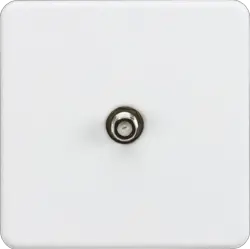 ml matt white SAT TV outlet (Non-Isolated) - Matt white - Electrical ml matt white SAT TV outlet (Non-Isolated) - Matt white Electrical