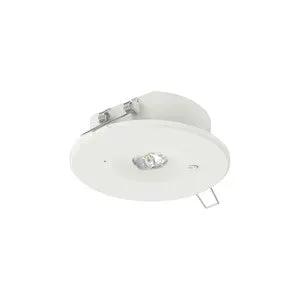 Integral Downlights EMERGENCY DOWNLIGHT 1W 150LM 3HR NON MAINTAINED 75MM CUT OUT OPEN AREA AND CORRIDOR IP20 6000K MANUAL & SELF TEST SWITCHABLE INTEGRAL - Emergency Downlights Integral Downlights EMERGENCY DOWNLIGHT 1W 150LM 3HR NON MAINTAINED 75MM CUT OUT OPEN AREA AND CORRIDOR IP20 6000K MANUAL & SELF TEST SWITCHABLE INTEGRAL Emergency Downlights