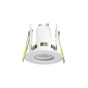 integral fire rated down light 2 EVOFIRE MINI 55 MICRO BEZEL FIRE RATED DOWNLIGHT 43MM CUTOUT 55MM DIAMETER IP65 WHITE ROUND +GU10 HOLDER INTEGRAL - integral fire rated down light 2 EVOFIRE MINI 55 MICRO BEZEL FIRE RATED DOWNLIGHT 43MM CUTOUT 55MM DIAMETER IP65 WHITE ROUND +GU10 HOLDER INTEGRAL
