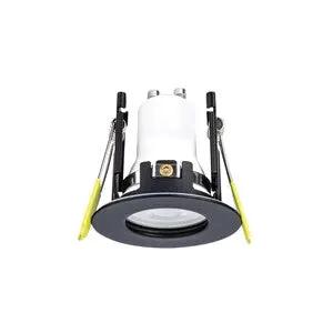 integral fire rated down light 2 EVOFIRE MINI 55 MICRO BEZEL FIRE RATED DOWNLIGHT 43MM CUTOUT 55MM DIAMETER IP65 BLACK ROUND +GU10 HOLDER INTEGRAL - integral fire rated down light 2 EVOFIRE MINI 55 MICRO BEZEL FIRE RATED DOWNLIGHT 43MM CUTOUT 55MM DIAMETER IP65 BLACK ROUND +GU10 HOLDER INTEGRAL