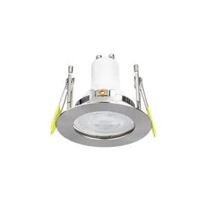 integral fire rated down light 2 EVOFIRE 72 MICRO BEZEL FIRE RATED DOWNLIGHT 60MM CUTOUT 72MM DIAMETER IP65 SATIN NICKEL ROUND +GU10 HOLDER INTEGRAL - integral fire rated down light 2 EVOFIRE 72 MICRO BEZEL FIRE RATED DOWNLIGHT 60MM CUTOUT 72MM DIAMETER IP65 SATIN NICKEL ROUND +GU10 HOLDER INTEGRAL