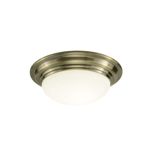 dar lighting Där Lighting Group, Dar BAR5275 Barclay Bathroom Flush Light Antique Brass - dar lighting Där Lighting Group, Dar BAR5275 Barclay Bathroom Flush Light Antique Brass