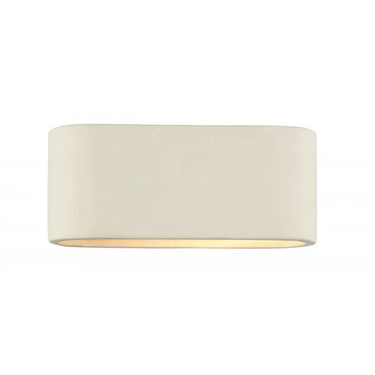 dar lighting Där Lighting Group Dar AXT072 Axton Ceramic Wall Light Small - dar lighting Där Lighting Group Dar AXT072 Axton Ceramic Wall Light Small