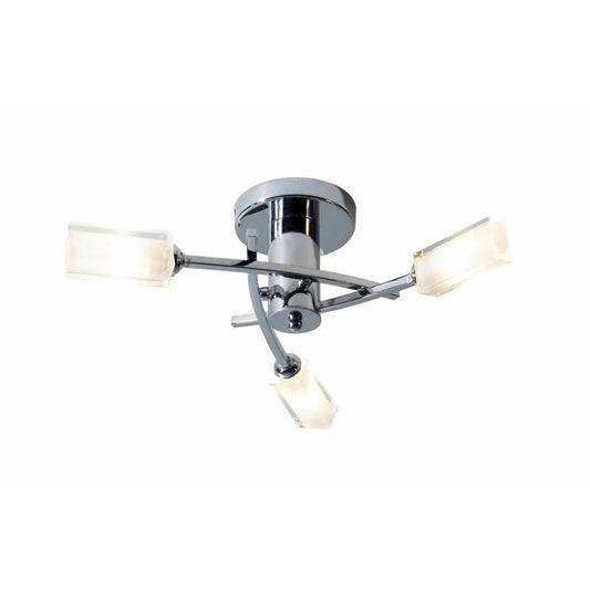 dar lighting Där Lighting Group, Dar MOR0350 Morgan 3 Light Semi Flush Polished Chrome - dar lighting Där Lighting Group, Dar MOR0350 Morgan 3 Light Semi Flush Polished Chrome
