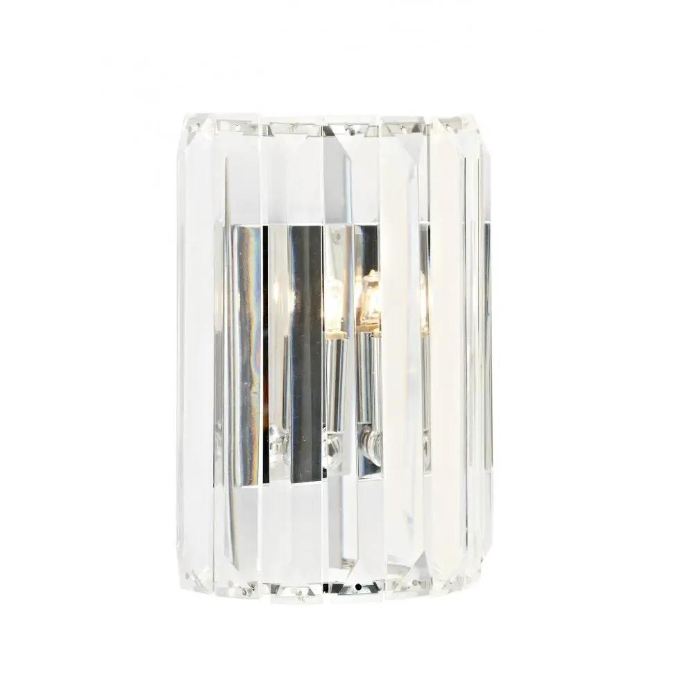 dar lighting Där Lighting Group, Dar SKE0750 Sketch Crystal Wall Light Polished Chrome - dar lighting Där Lighting Group, Dar SKE0750 Sketch Crystal Wall Light Polished Chrome