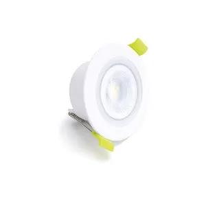 ECOGUARD FIRE RATED DOWNLIGHT 65MM CUTOUT IP65 600LM 5W 3000/4000/5000K 38 BEAM DIMMABLE 120LM/W WHITE INTEGRAL - Image 1