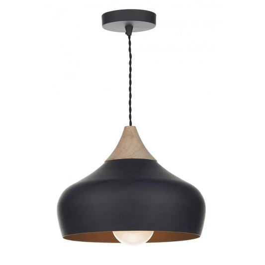 dar lighting Där Lighting Group, Dar GAU0122 Gaucho Light Pendant Black - dar lighting Där Lighting Group, Dar GAU0122 Gaucho Light Pendant Black
